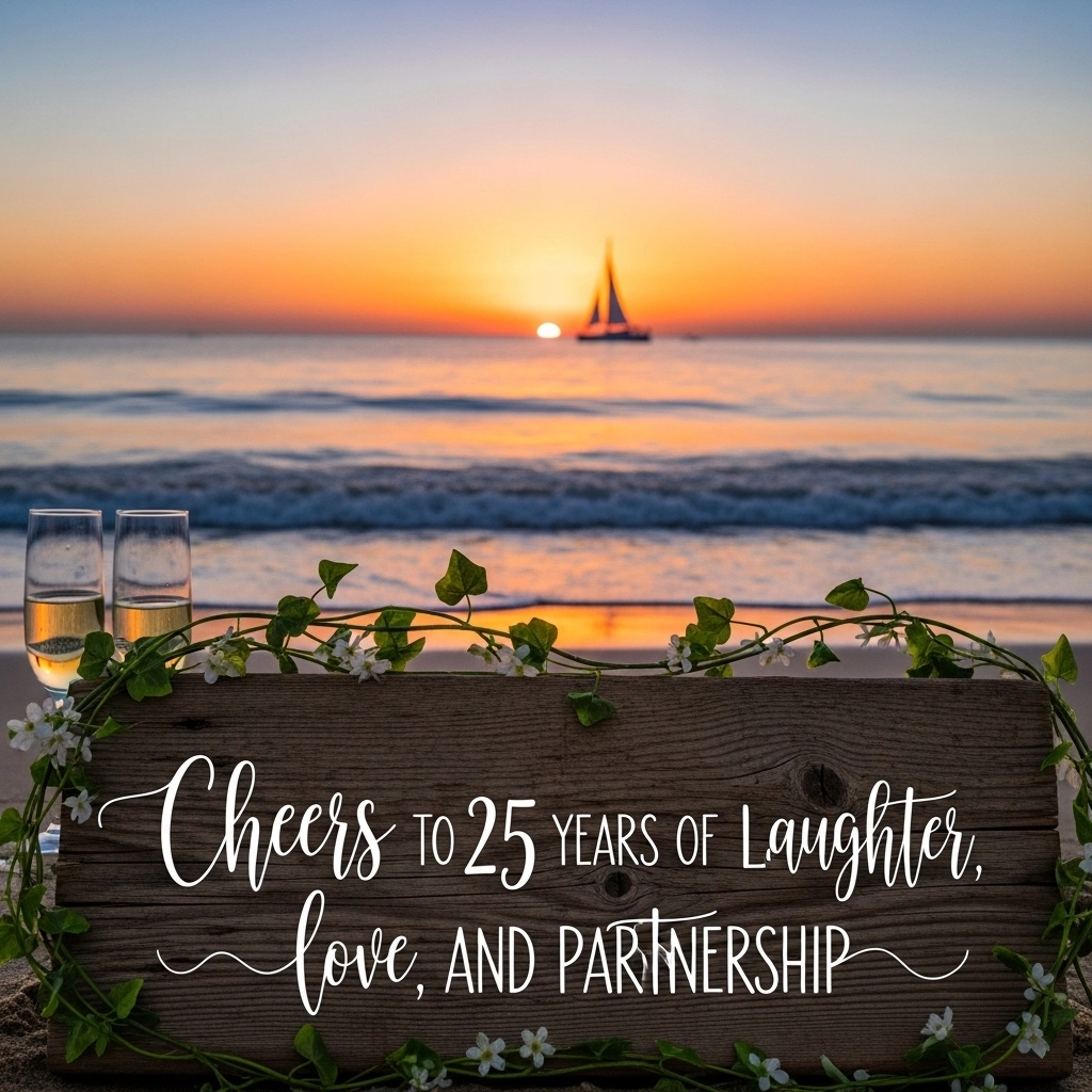 25th Wedding Anniversary Quotes for Husband