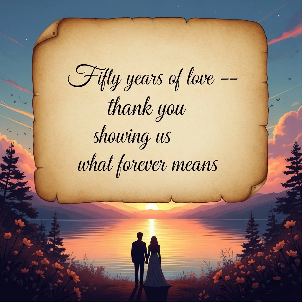 50th wedding anniversary quotes for parents
