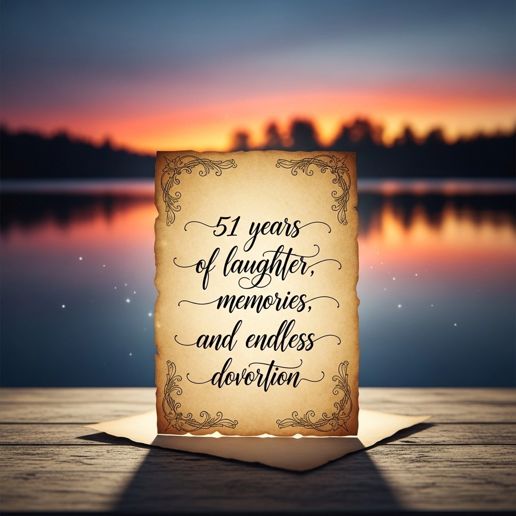 51st Wedding Anniversary Quotes for Couple