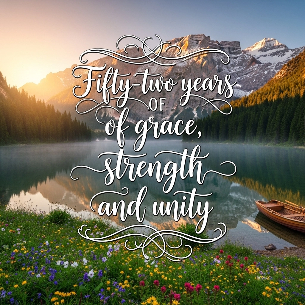 52nd Wedding Anniversary Quotes for Parents