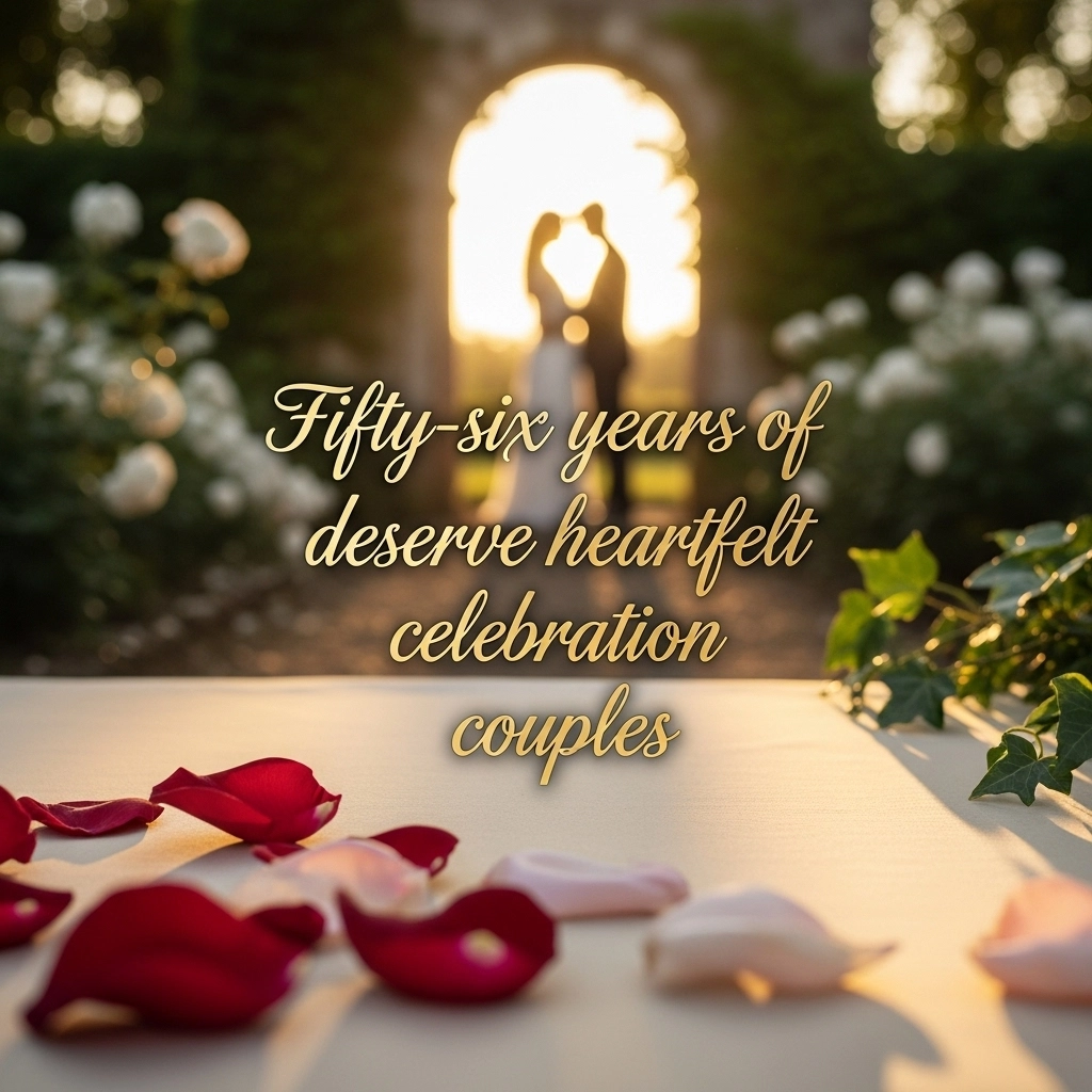 56th Wedding Anniversary Quotes for a Couple