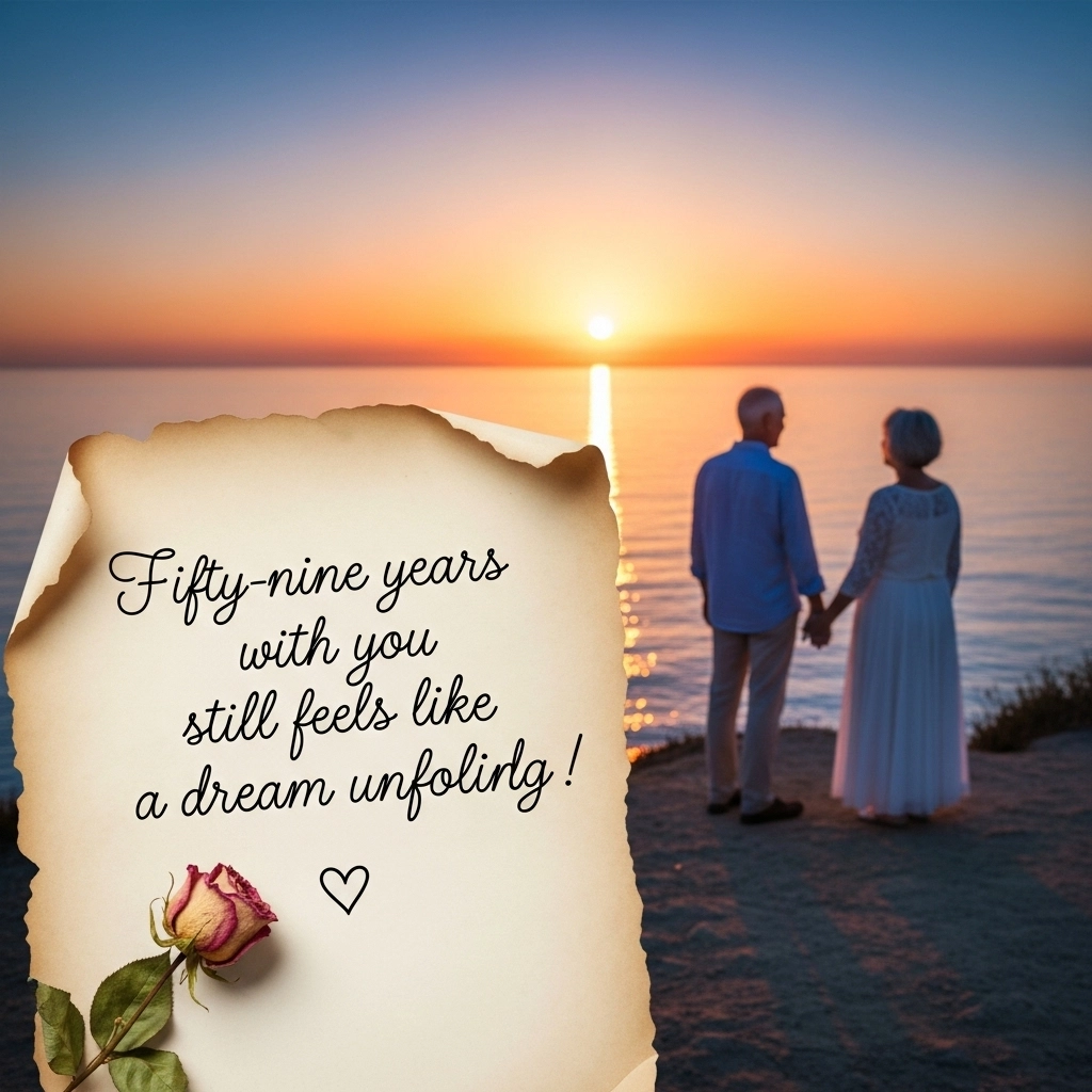 59th Wedding Anniversary Quotes for Husband