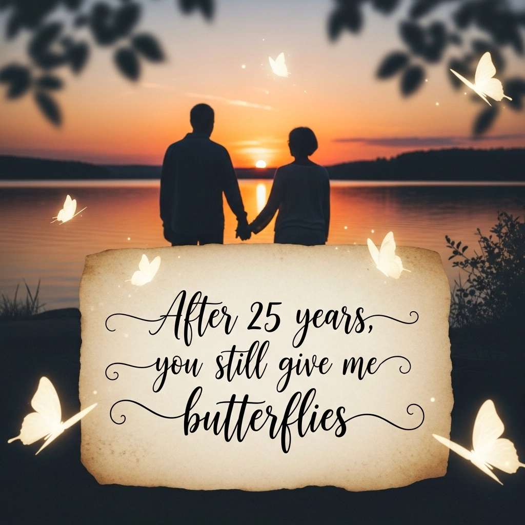 Romantic 25th Wedding Anniversary Quotes for Husband
