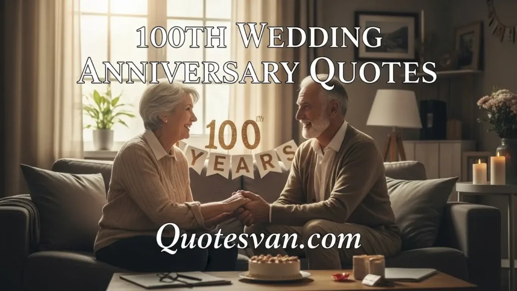 100th Wedding Anniversary Quotes
