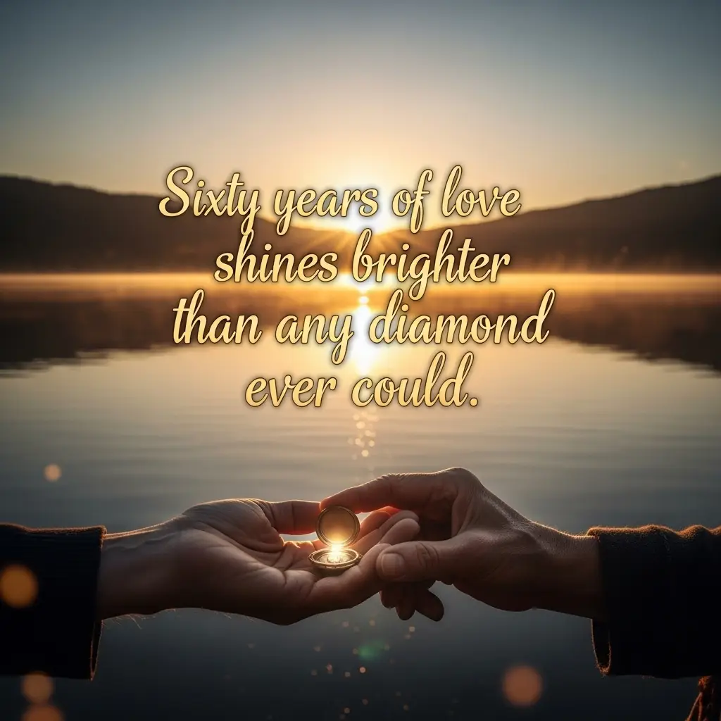 60th Wedding Anniversary Quotes for Couple