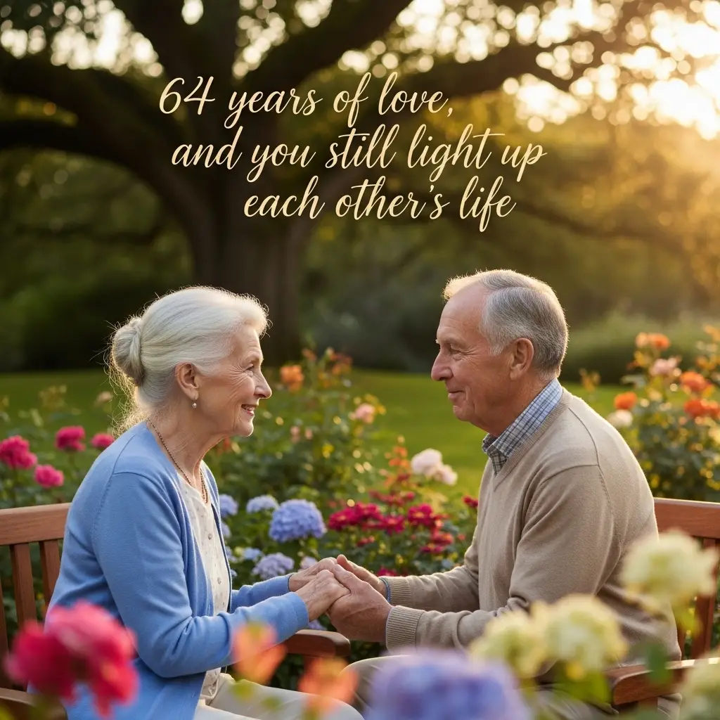 64th Wedding Anniversary Quotes for Couple