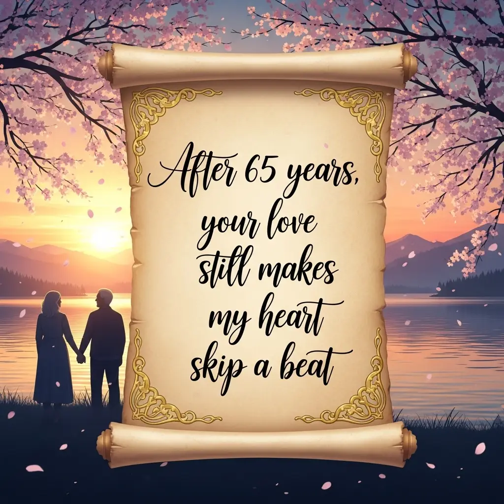 65th Wedding Anniversary Quotes for Husband
