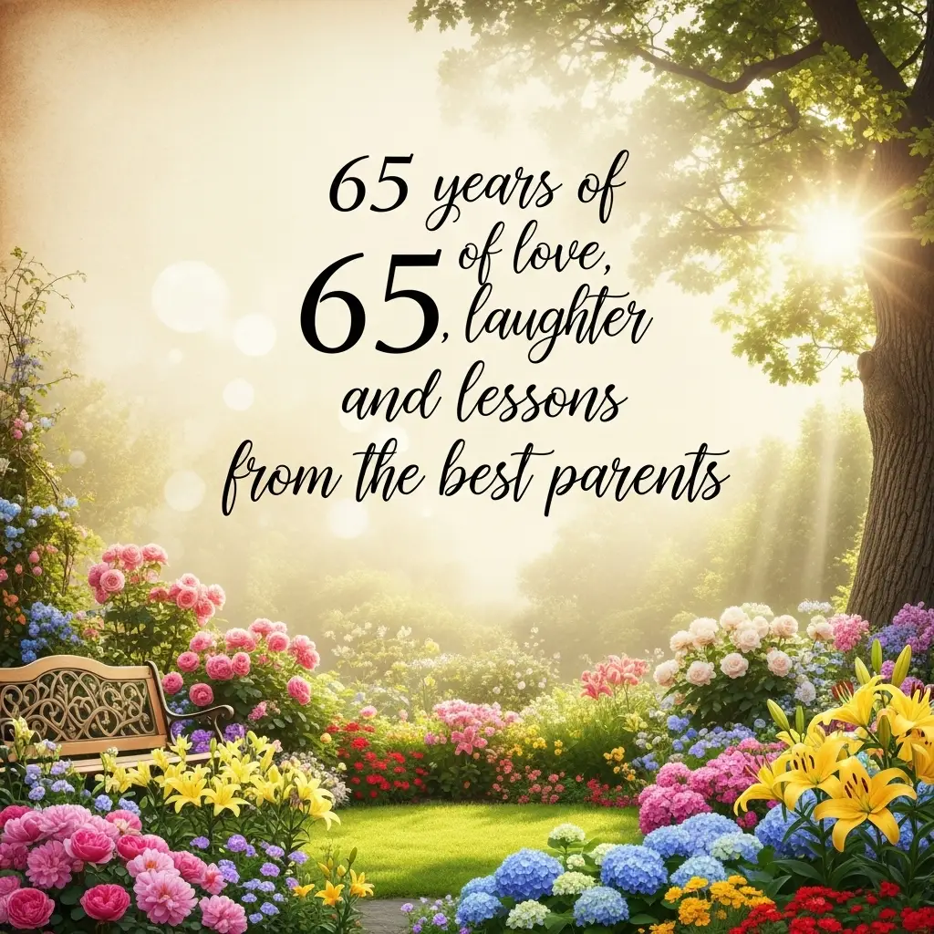 65th Wedding Anniversary Quotes for Parents