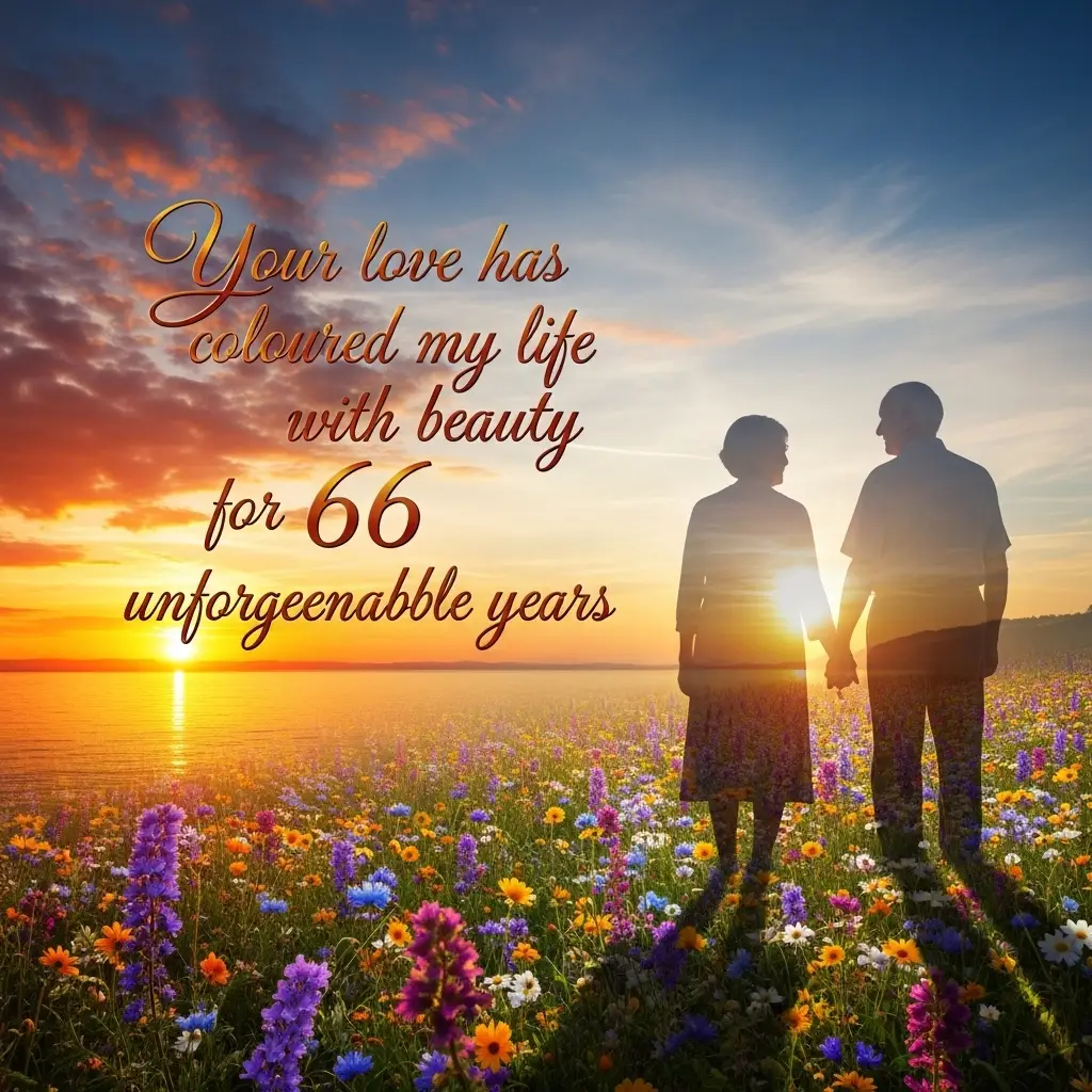 66th wedding anniversary quotes for wife