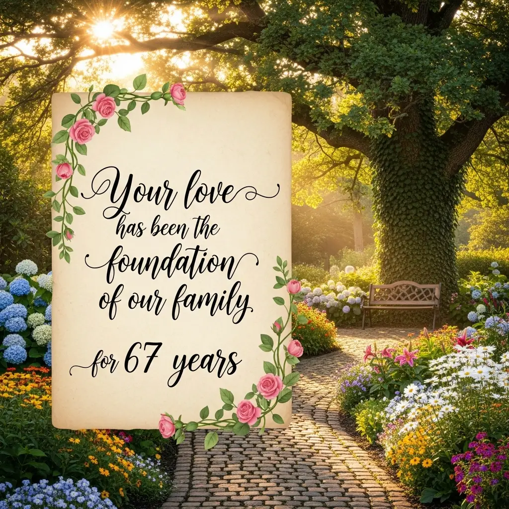 67th Wedding Anniversary Quotes for Parents