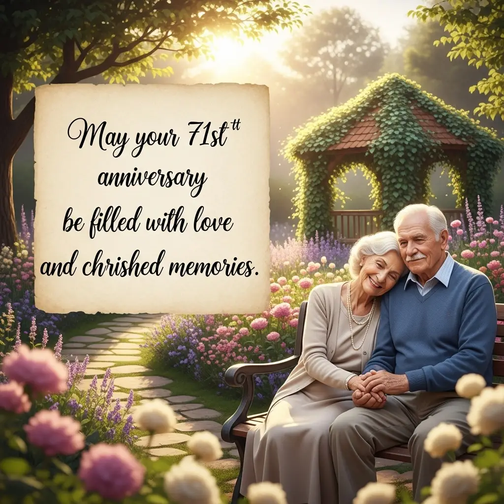 71st Wedding Anniversary Quotes Message