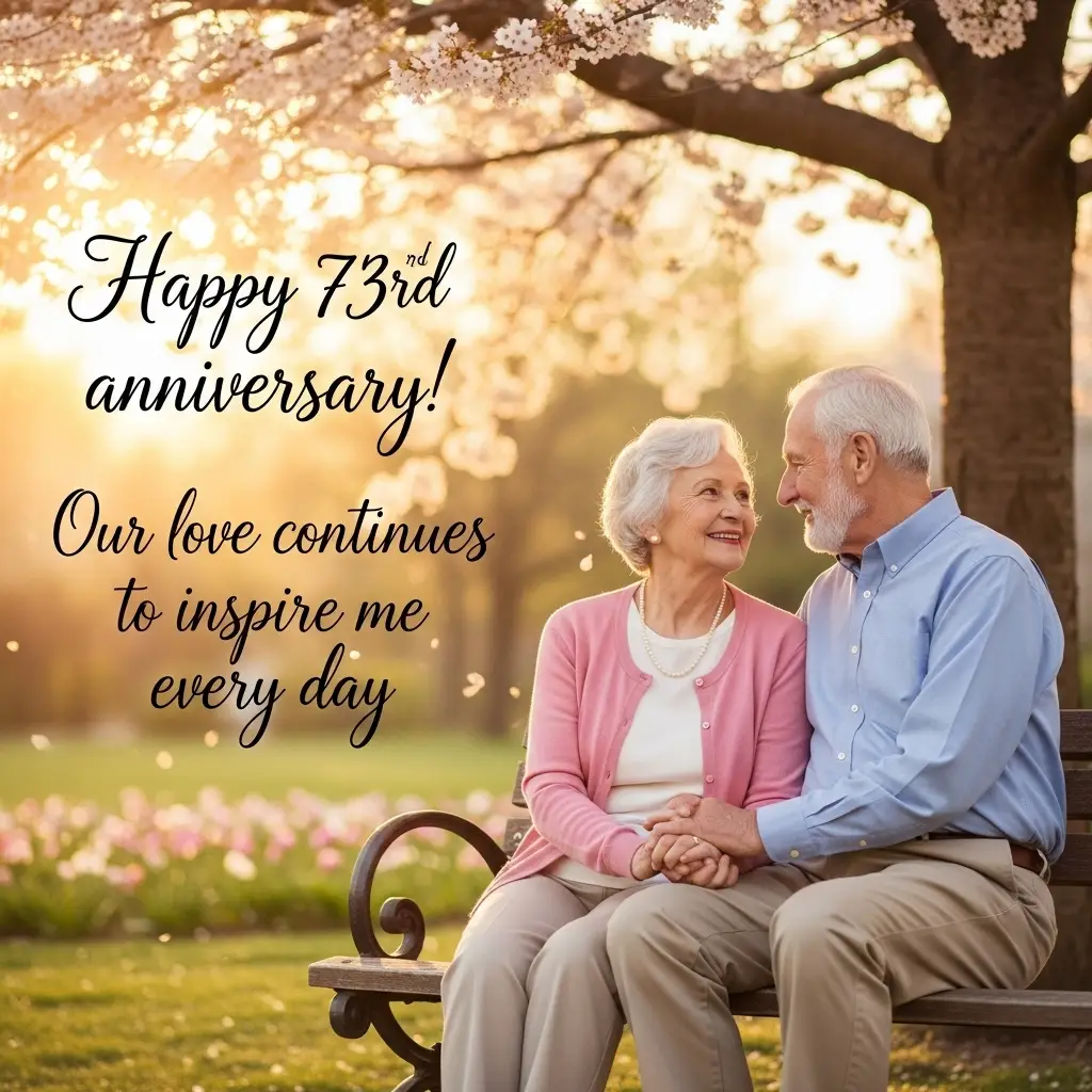 73rd Wedding Anniversary Quotes Message