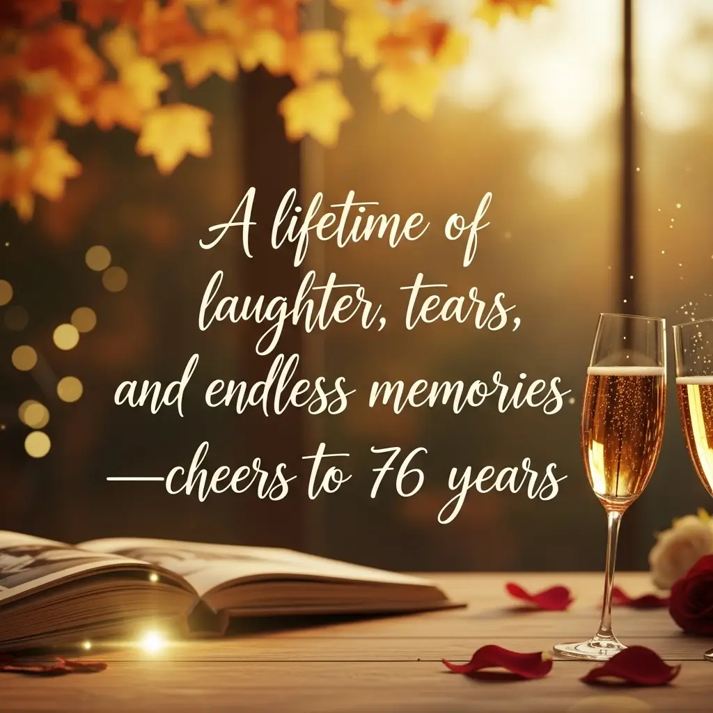 76th Wedding Anniversary Quotes for Couple