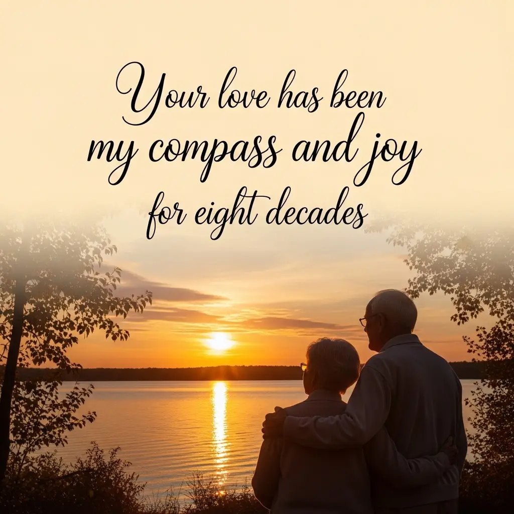 80th Wedding Anniversary Quotes for Girlfriend