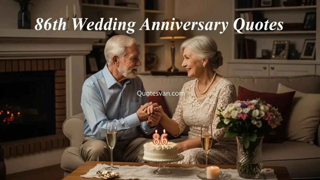 86th Wedding Anniversary Quotes