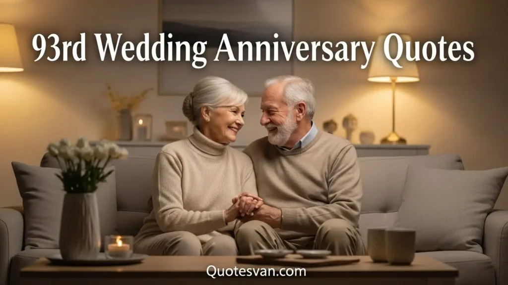 93rd Wedding Anniversary Quotes