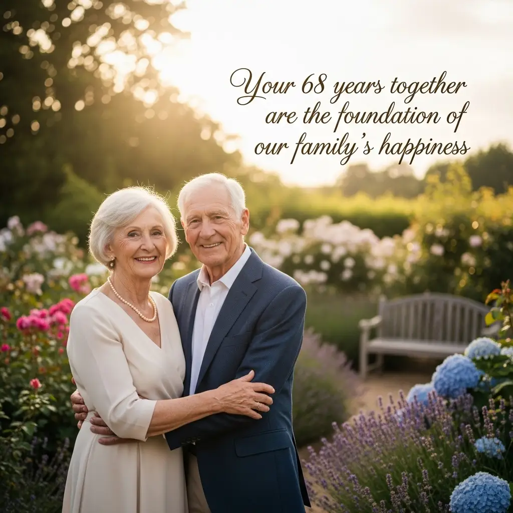 Beautiful 68th Anniversary Quotes for Parents, Grandparents, and Loved Ones