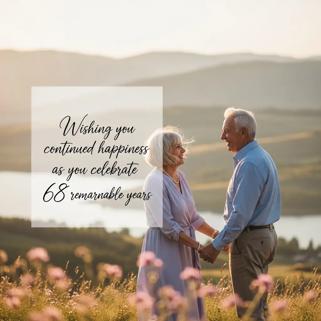 Meaningful 68th Wedding Anniversary Wishes for a Remarkable Milestone