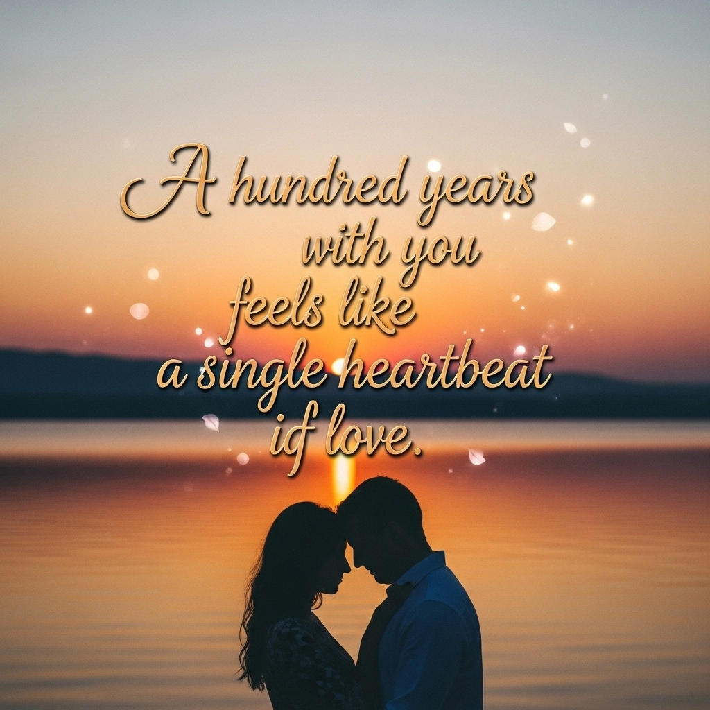 100th Wedding Anniversary Quotes for Husband