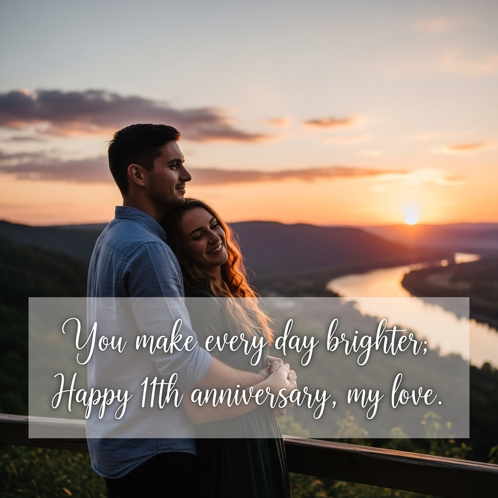 11th Wedding Anniversary Quotes for Husband