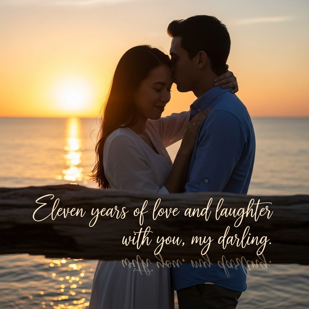 11th Wedding Anniversary Quotes for Wife