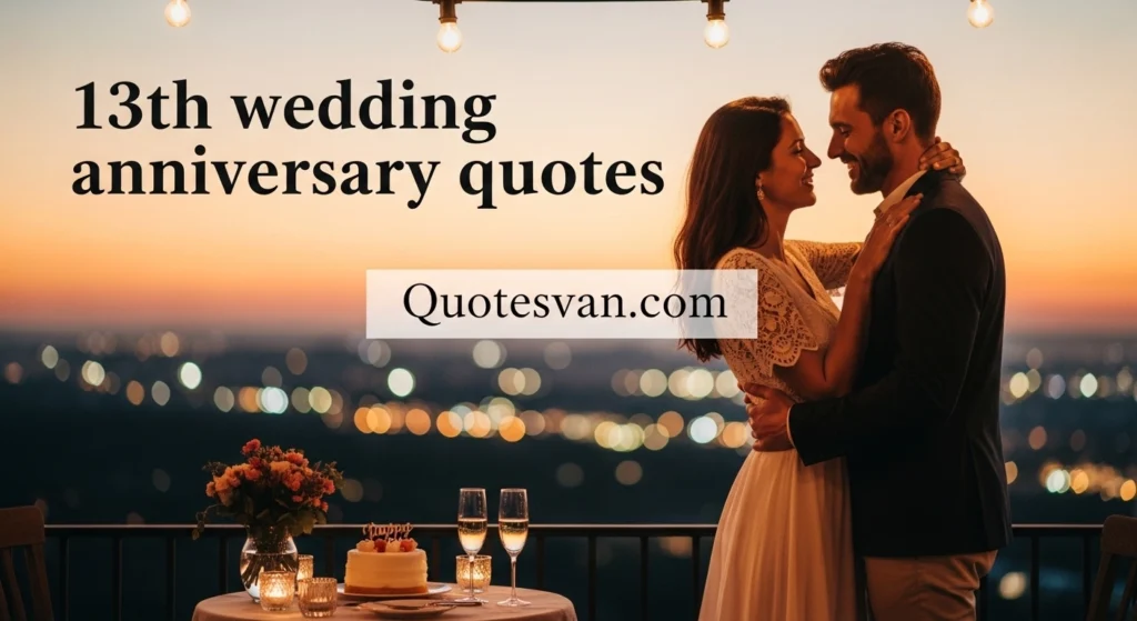 13th wedding anniversary quotes