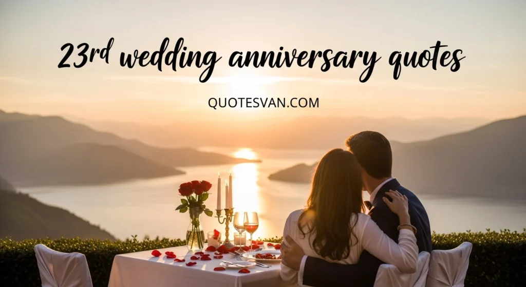 23rd wedding anniversary quotes