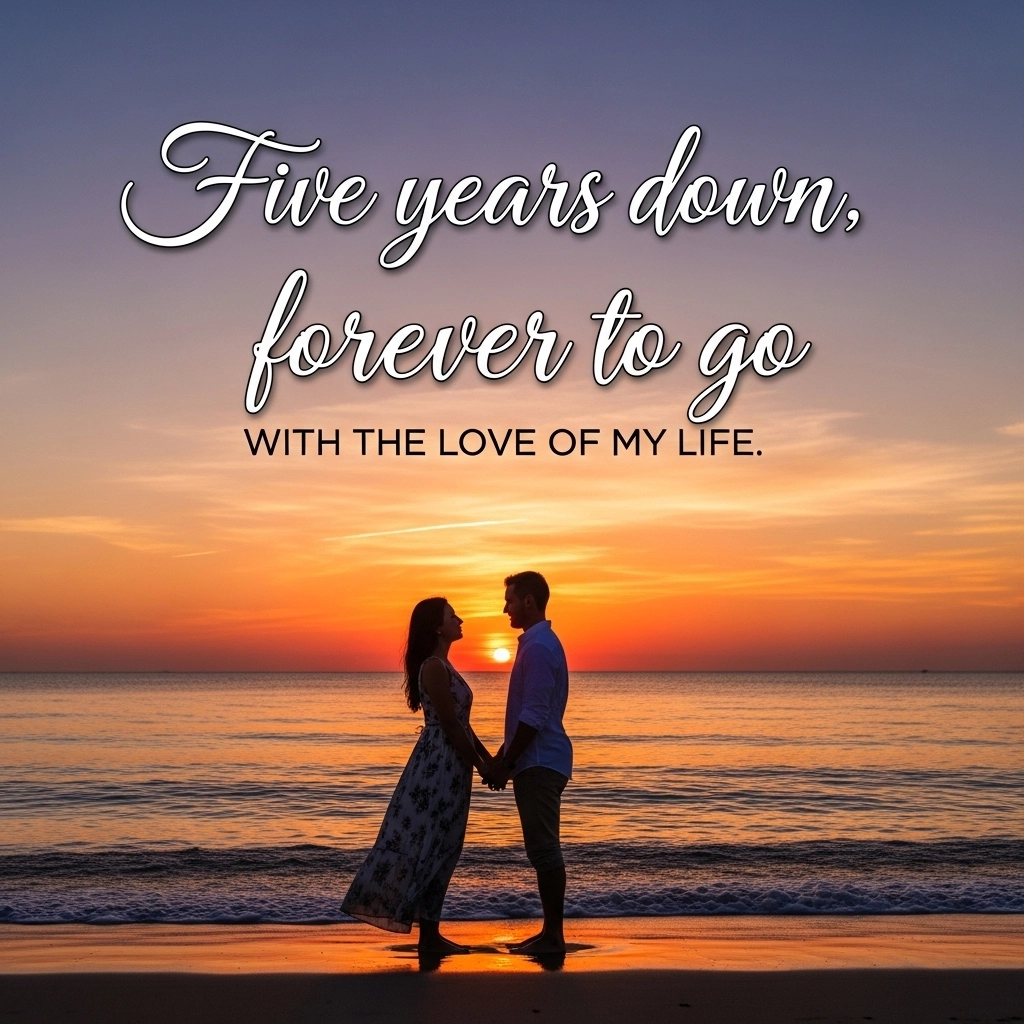 5th Wedding Anniversary Quotes for Husband