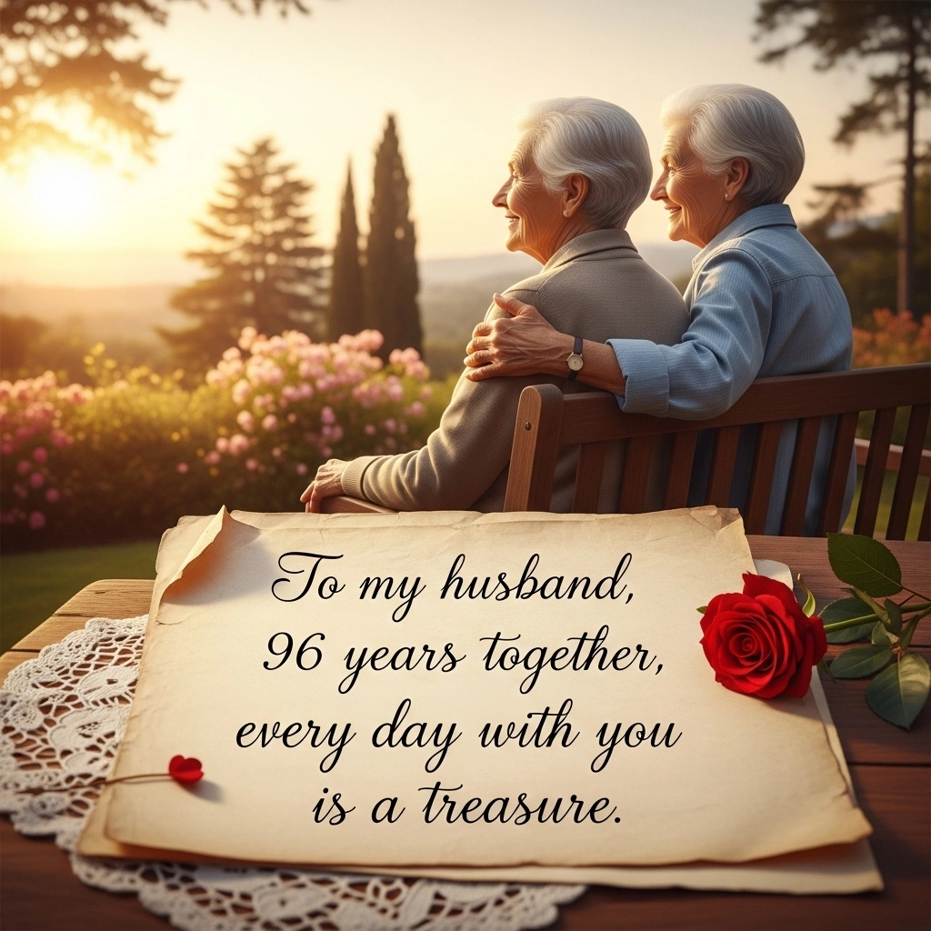 96th Wedding Anniversary Quotes for Husband