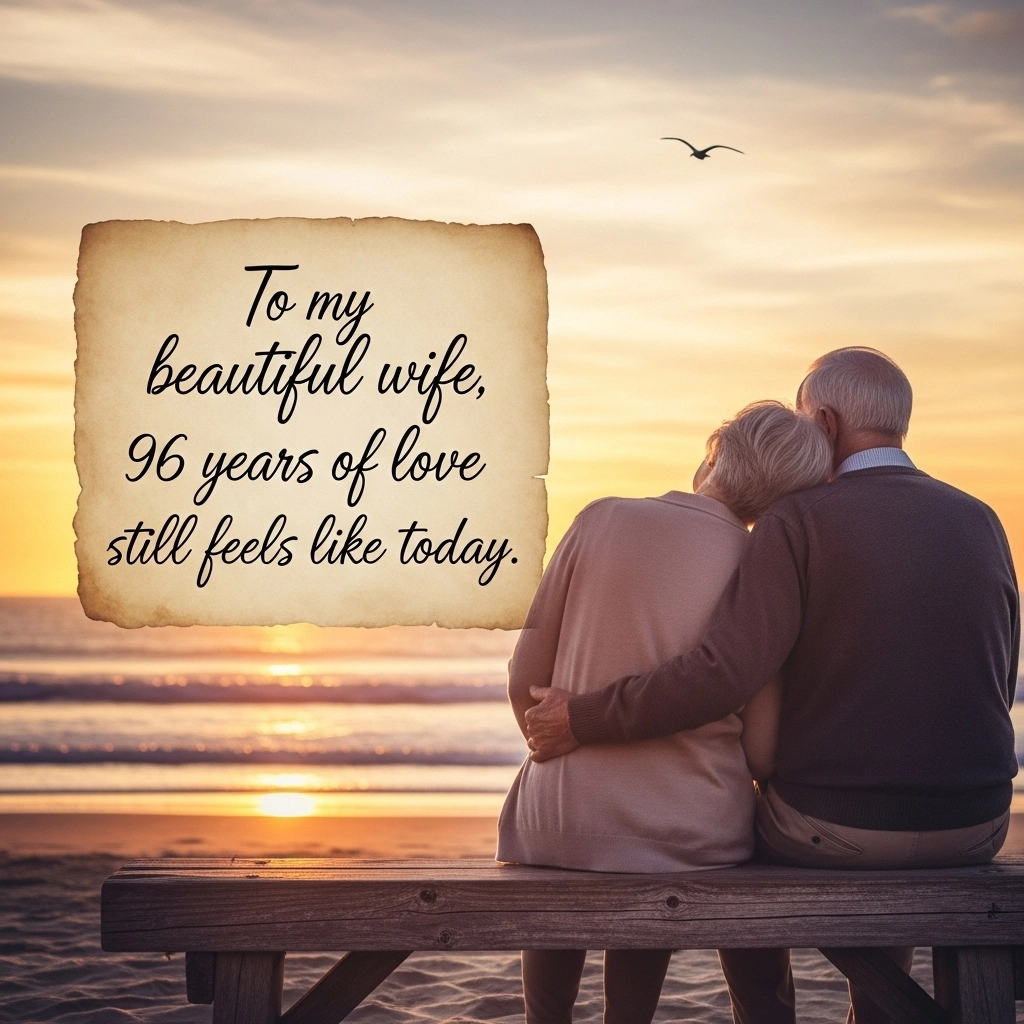 96th Wedding Anniversary Quotes for Wife