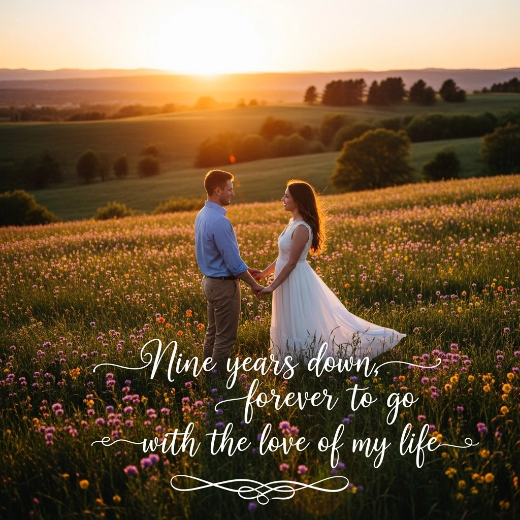 9th Wedding Anniversary Quotes for Husband