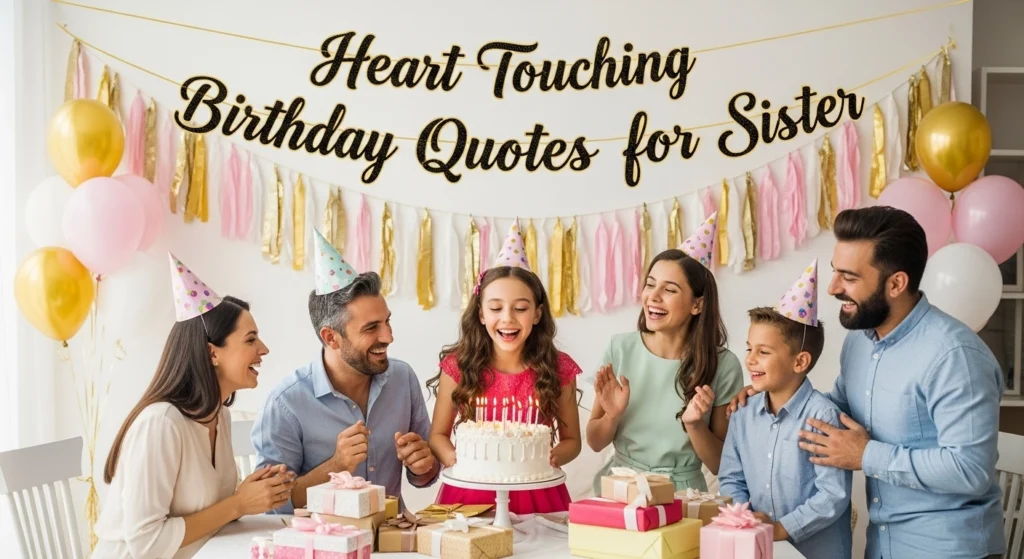 Heart Touching Birthday Quotes for Sister