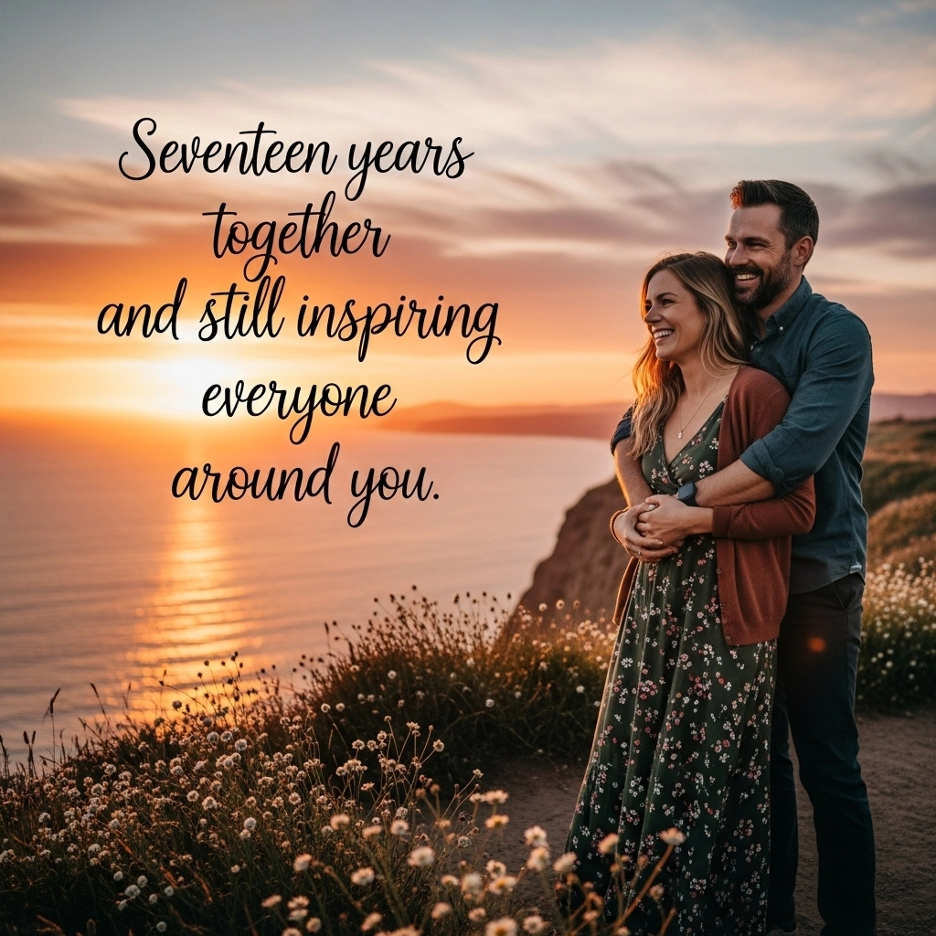 17th Wedding Anniversary Quotes for a Couple