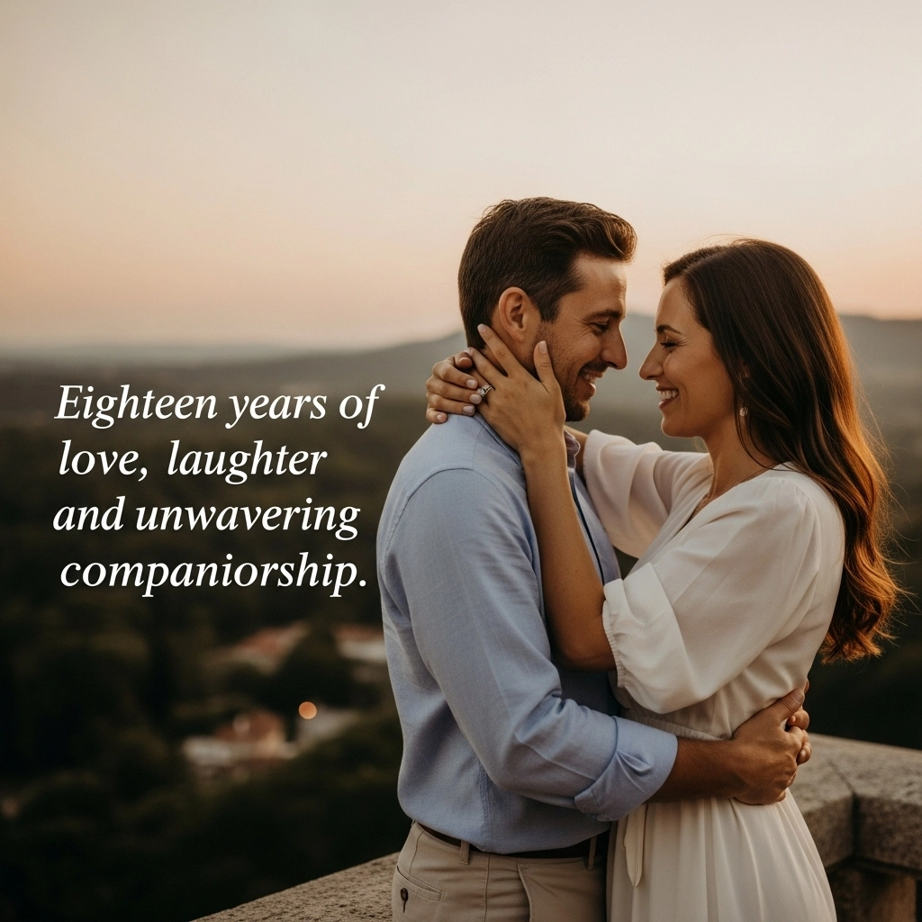 18th Wedding Anniversary Quotes for a Couple