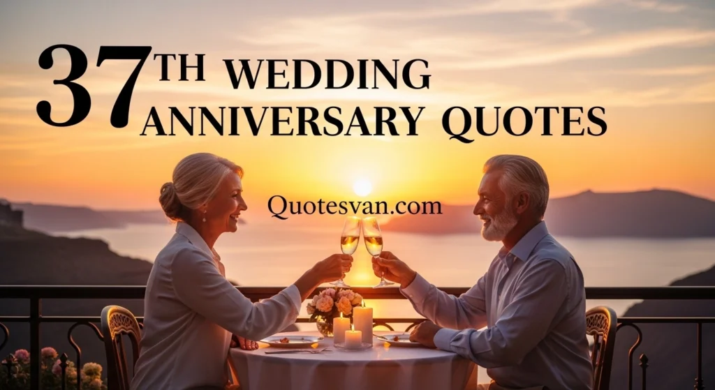 Romantic 37th Wedding Anniversary Quotes & Messages