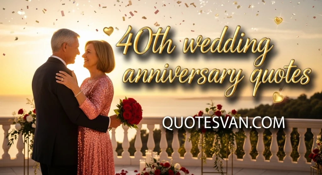 40th Wedding Anniversary Quotes