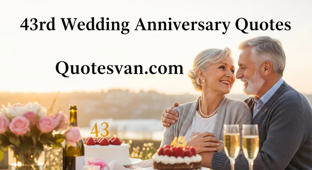 43rd wedding anniversary quotes